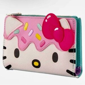 Hello Kitty Pink and Teal Wallet